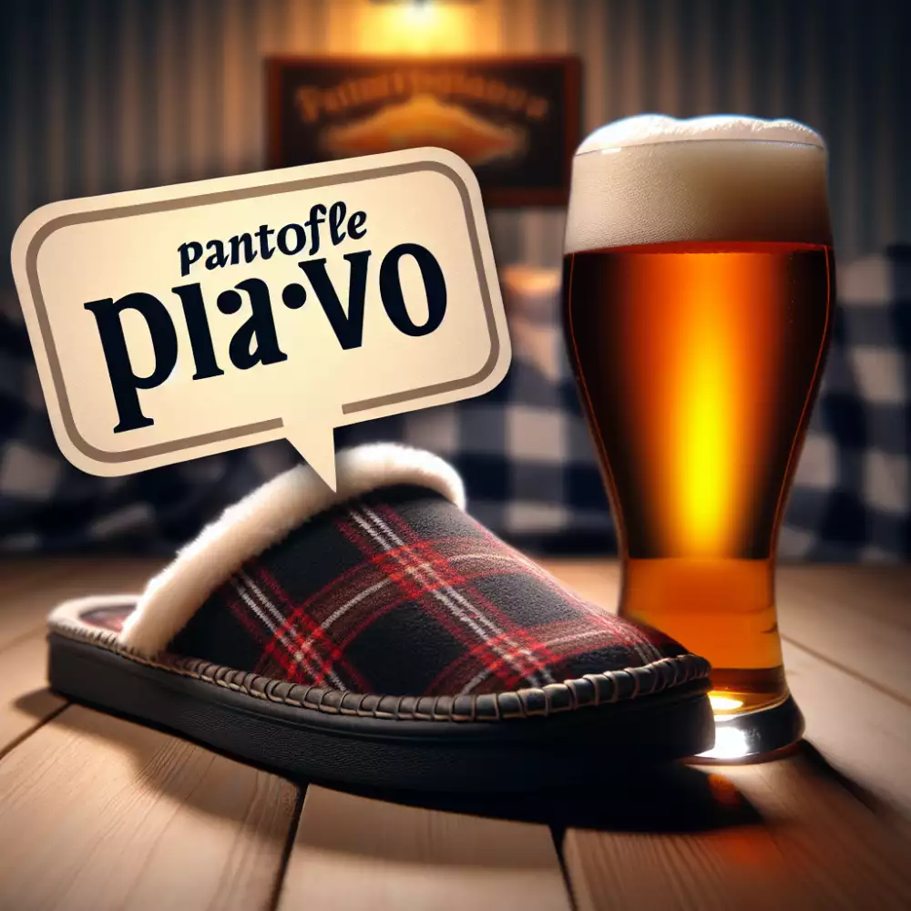 Pantofle Pivo