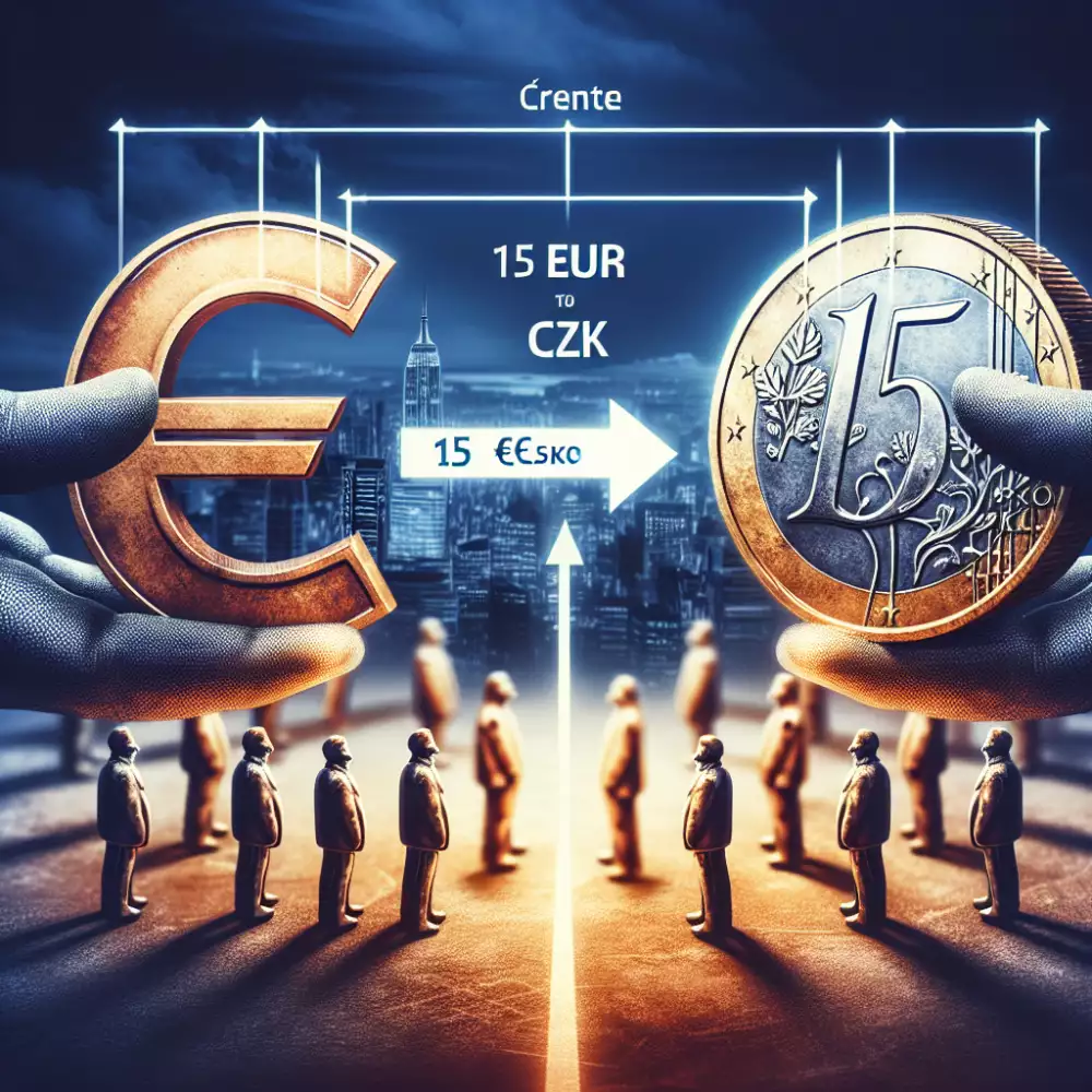15 eur to czk